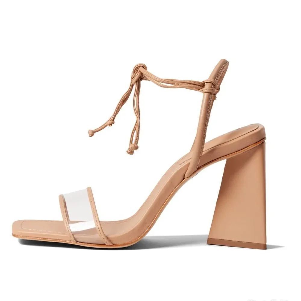 Revolve Schutz GIANNA NAPPA LEATHER SANDAL Size 7